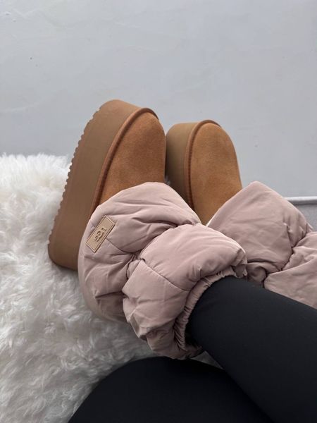 UGG Platform Classic Mini Dipper Puffer Amphora Chestnut 1158275-AHS фото