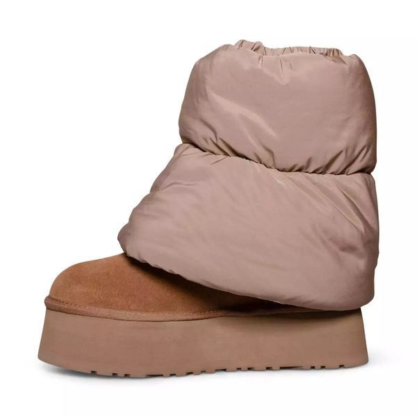 UGG Platform Classic Mini Dipper Puffer Amphora Chestnut 1158275-AHS фото