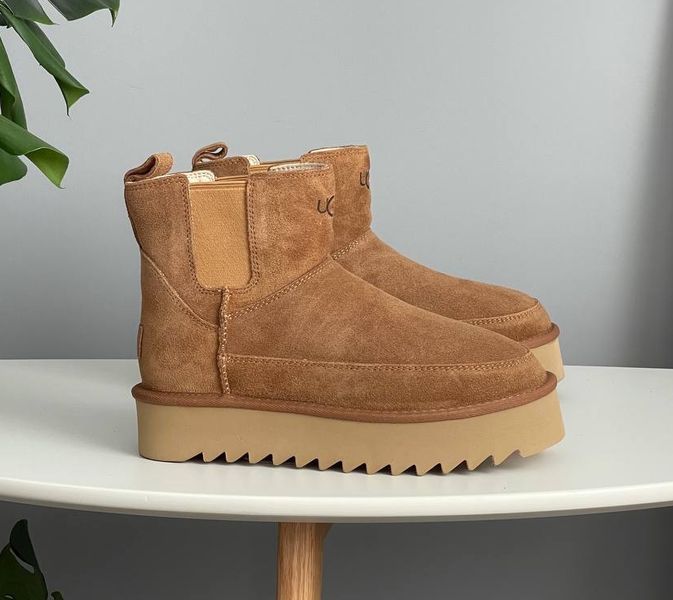 UGG Classic Chelsea Platform Mini Boot Chestnut 1158051-CHE фото