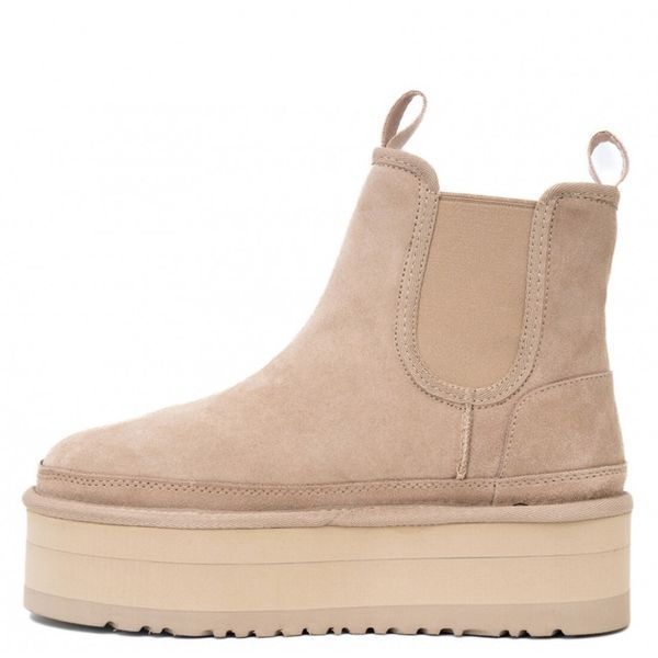 Уггі жіночі UGG Neumel Platform Chelsea Mustard Seed 1134526-MDSD фото
