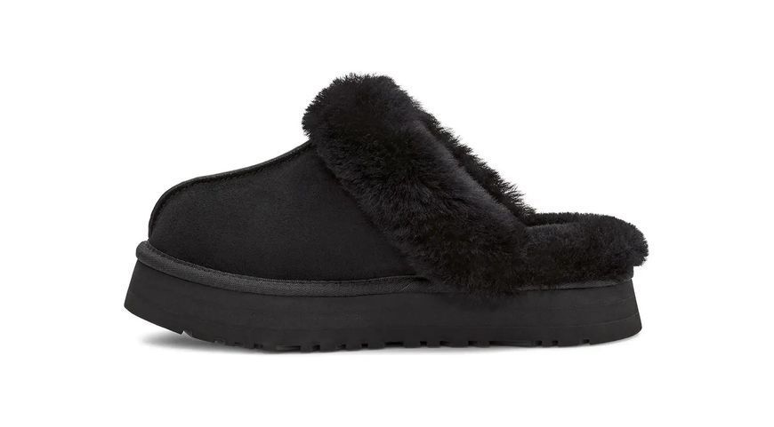 UGG Disquette Platform Slippers Black 1122550-BLK фото