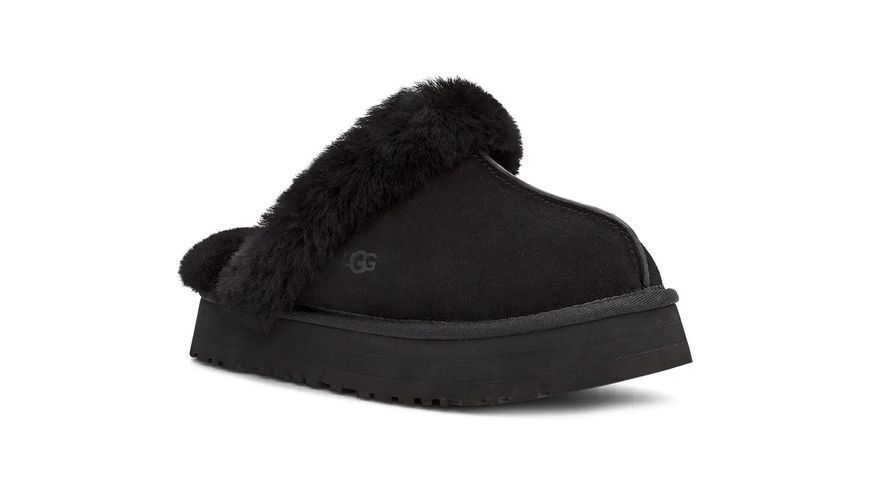UGG Disquette Platform Slippers Black 1122550-BLK фото